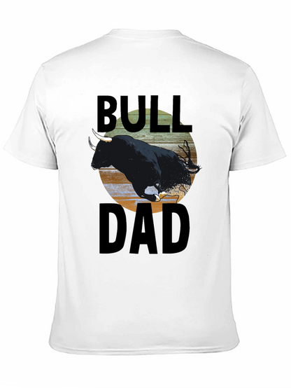 Bull Dad T-Shirt - Black