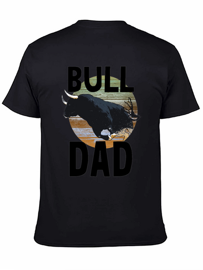 Bull Dad T-Shirt - Black