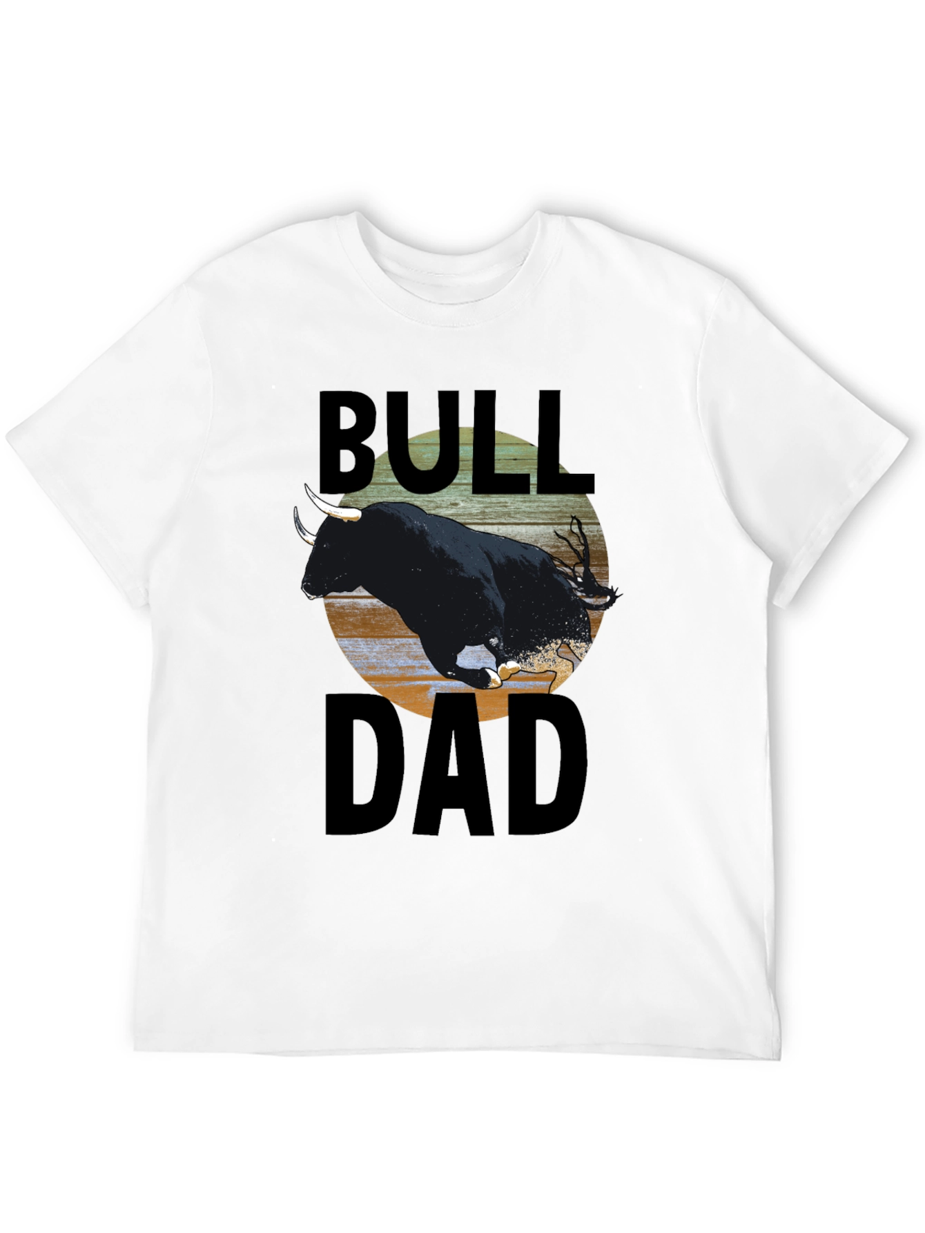 Bull Dad T-Shirt - Black