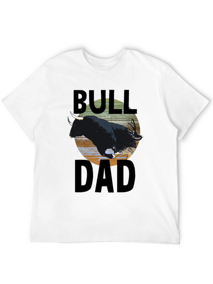 Bull Dad T-Shirt - Black