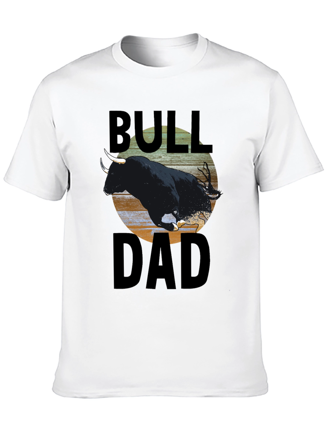 Bull Dad T-Shirt - Black