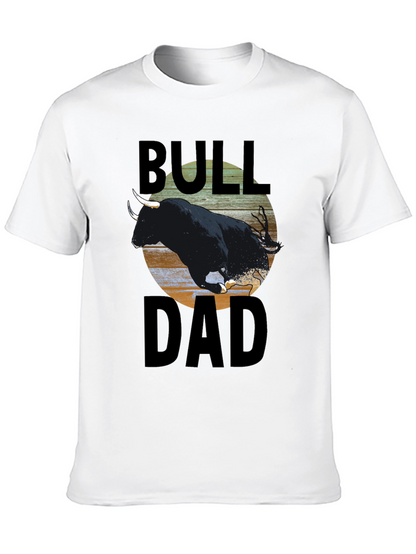 Bull Dad T-Shirt - Black