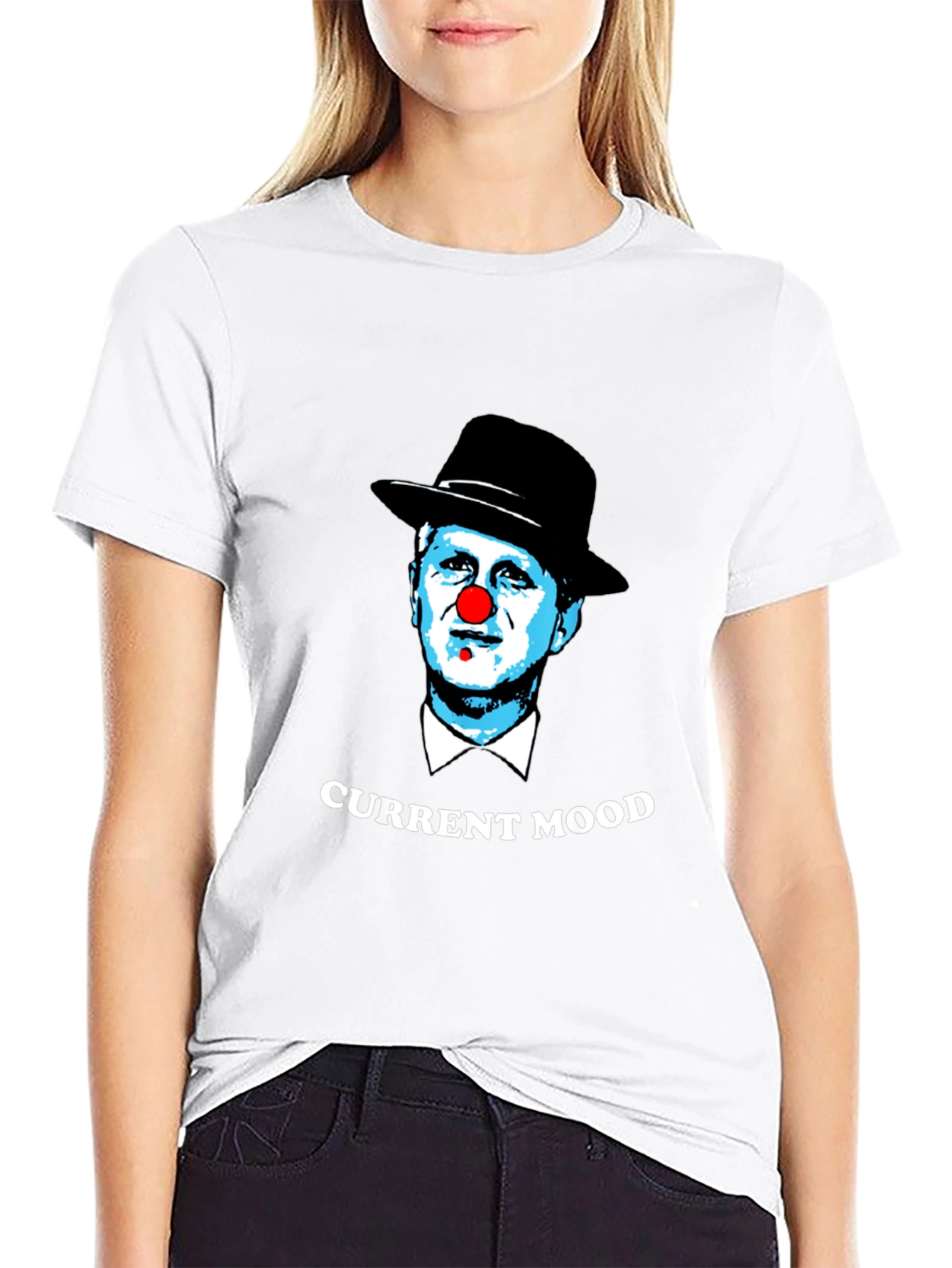 Current Mood Clown Graphic T-Shirt