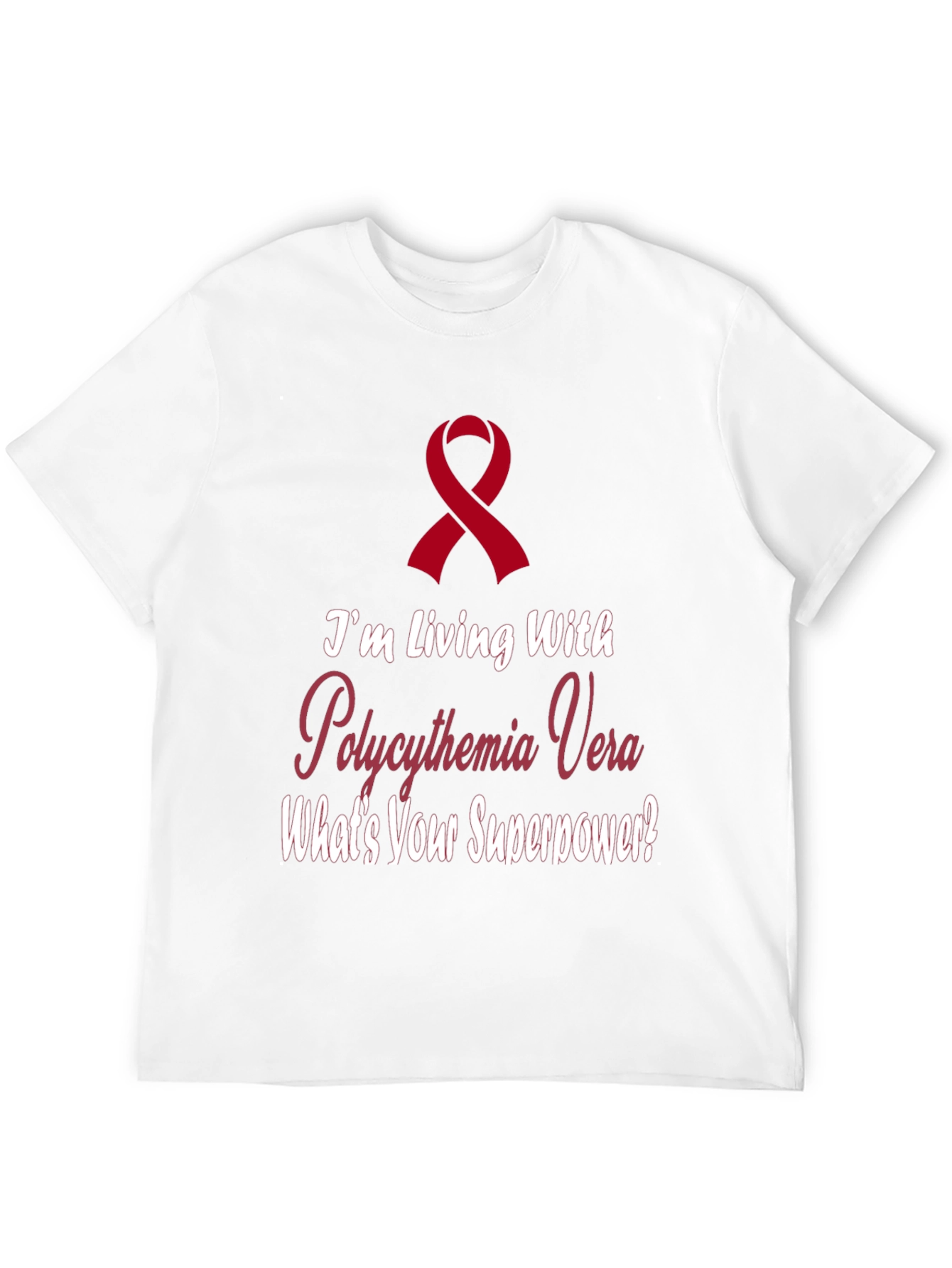 Polycythemia Vera Awareness Ribbon T-Shirt