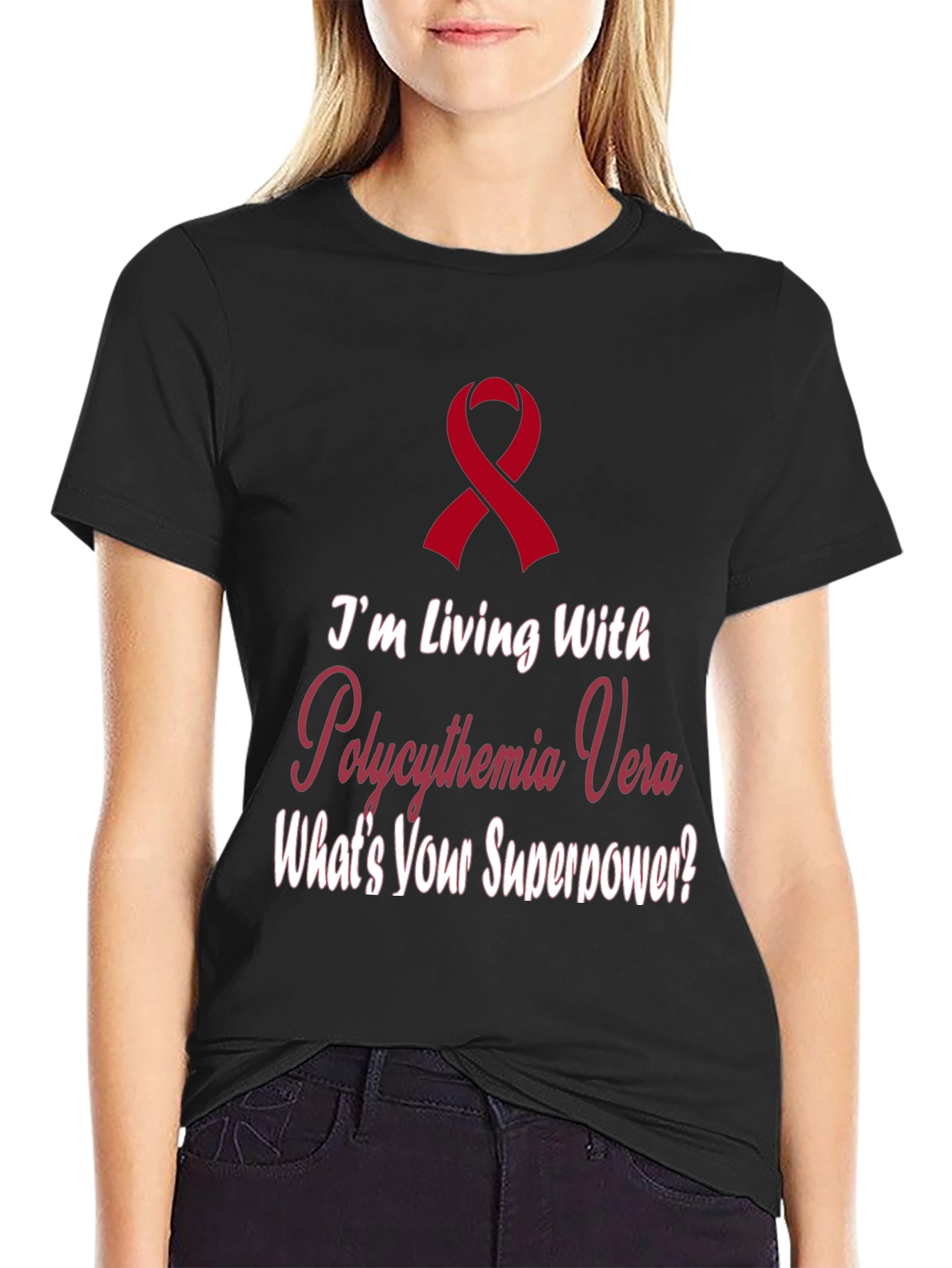 Polycythemia Vera Awareness Ribbon T-Shirt