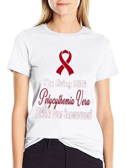 Polycythemia Vera Awareness Ribbon T-Shirt