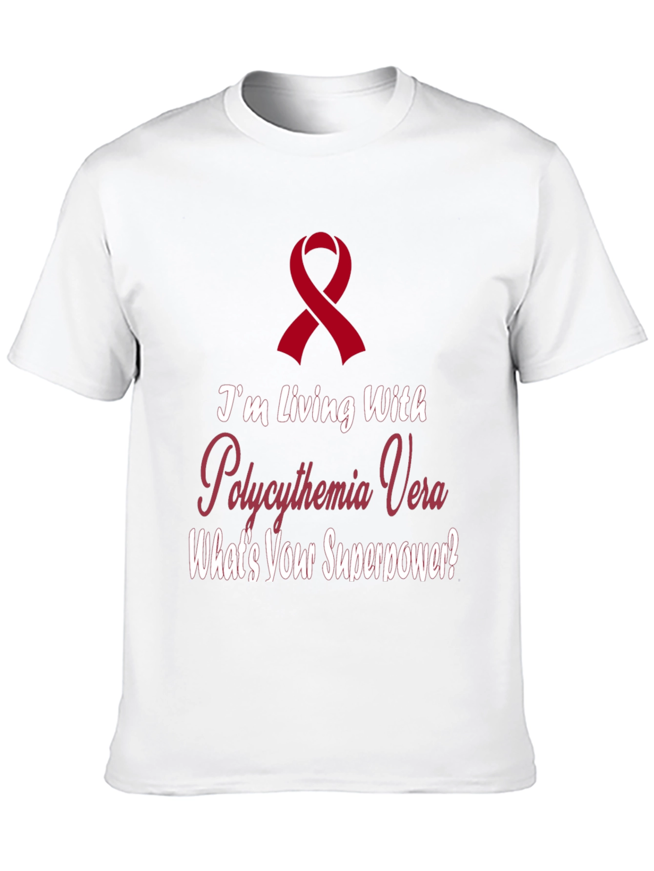 Polycythemia Vera Awareness Ribbon T-Shirt