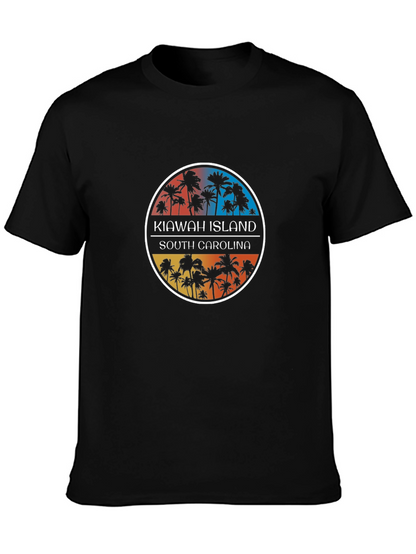 Kiawah Island South Carolina Palm Tree T-Shirt