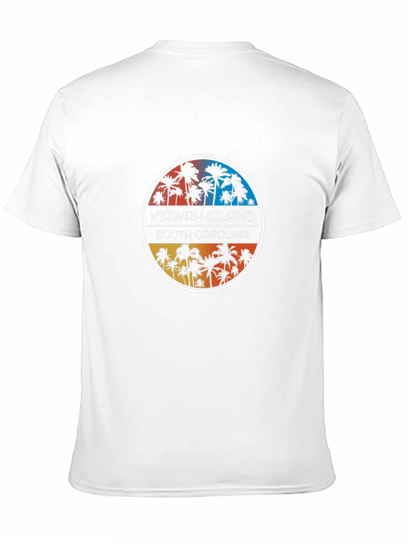 Kiawah Island South Carolina Palm Tree T-Shirt