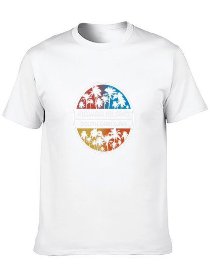 Kiawah Island South Carolina Palm Tree T-Shirt