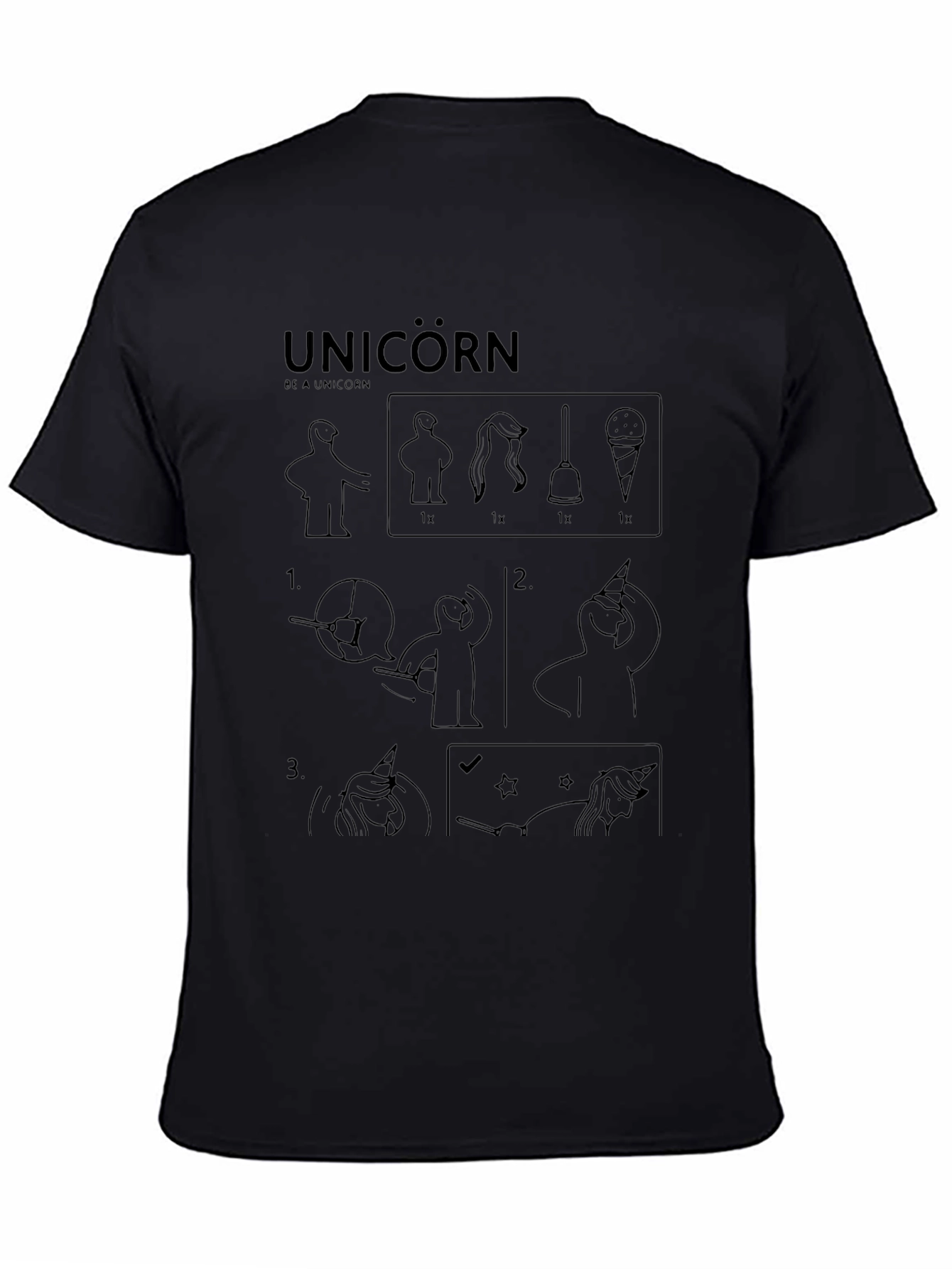 Unicorn How-To T-Shirt
