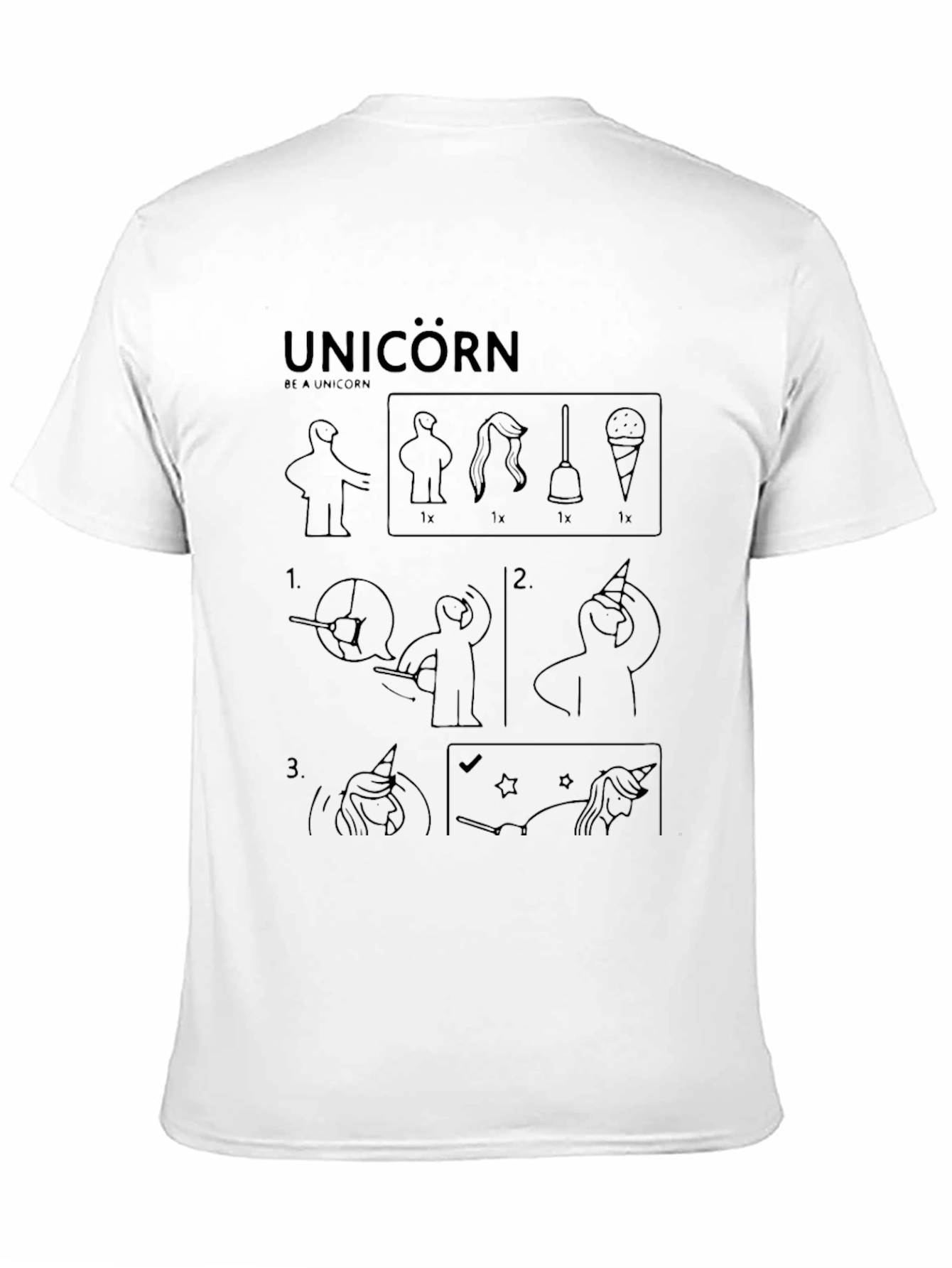 Unicorn How-To T-Shirt