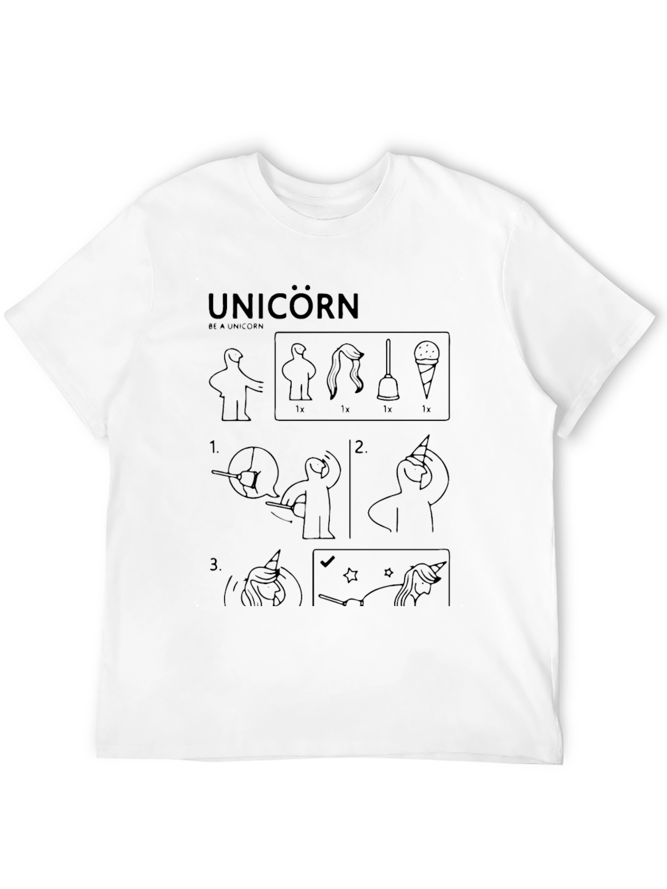 Unicorn How-To T-Shirt