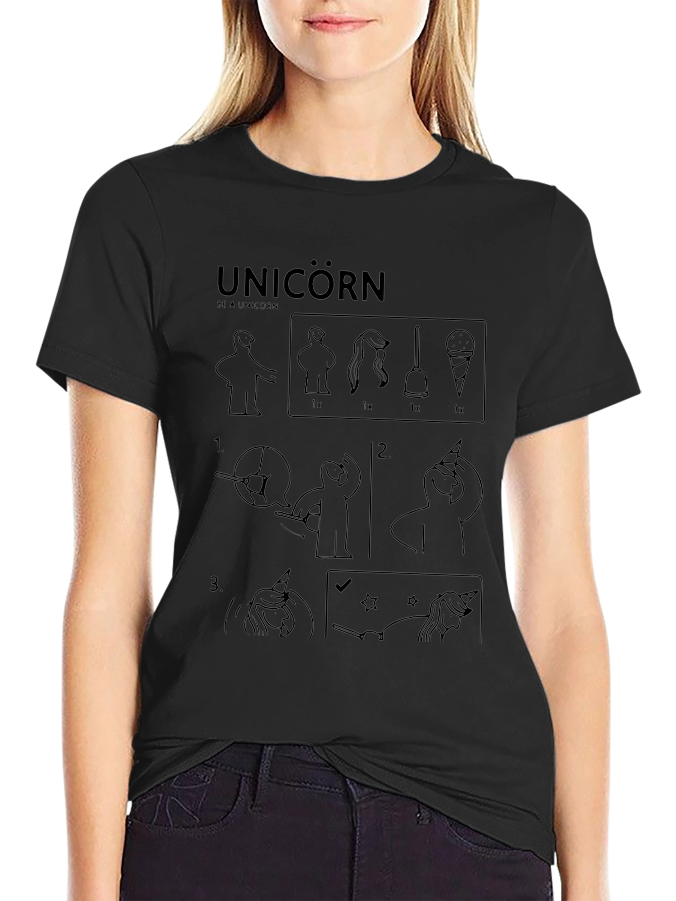 Unicorn How-To T-Shirt