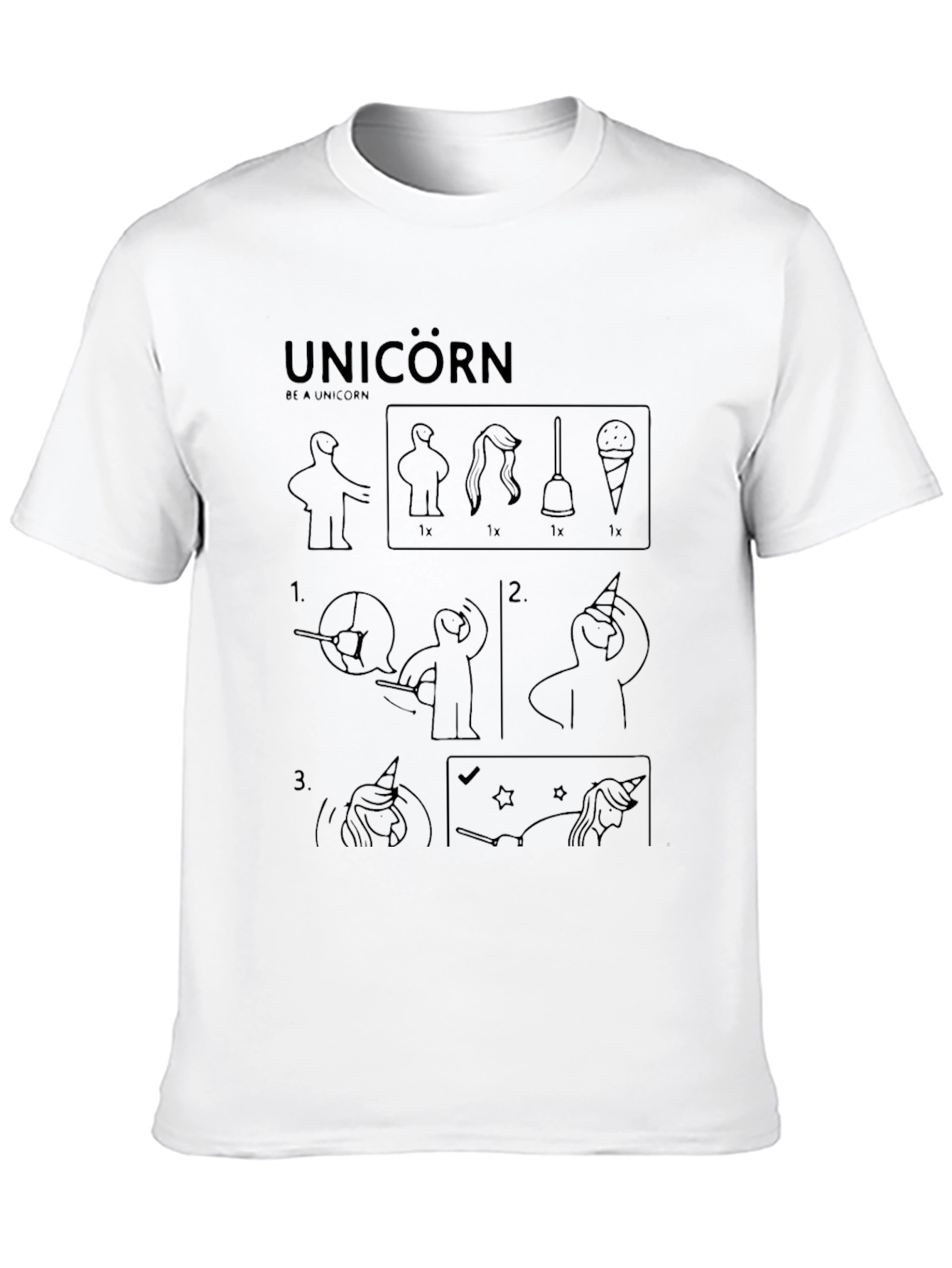 Unicorn How-To T-Shirt