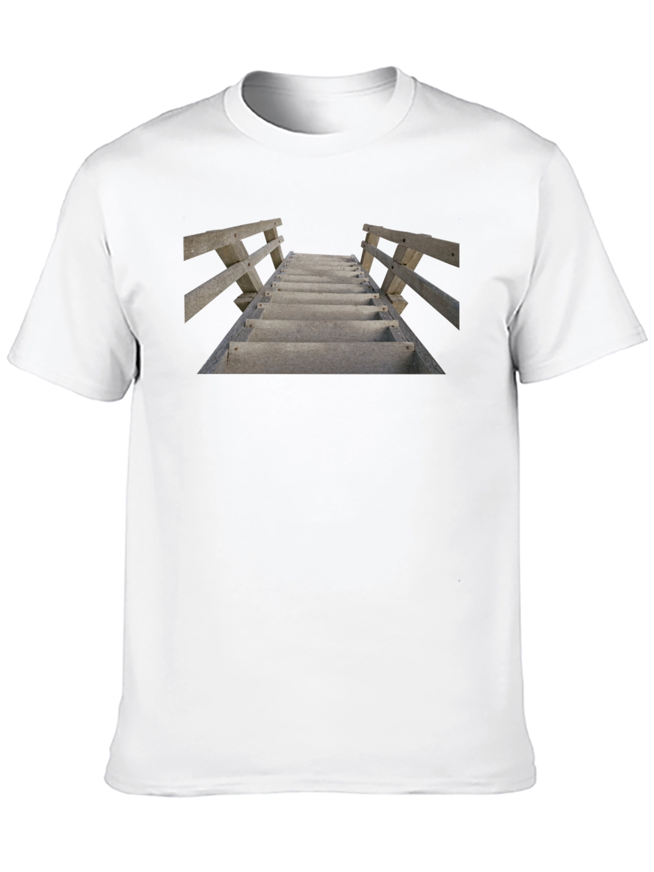 Stairway to Unknown T-Shirt - Black Cotton Tee