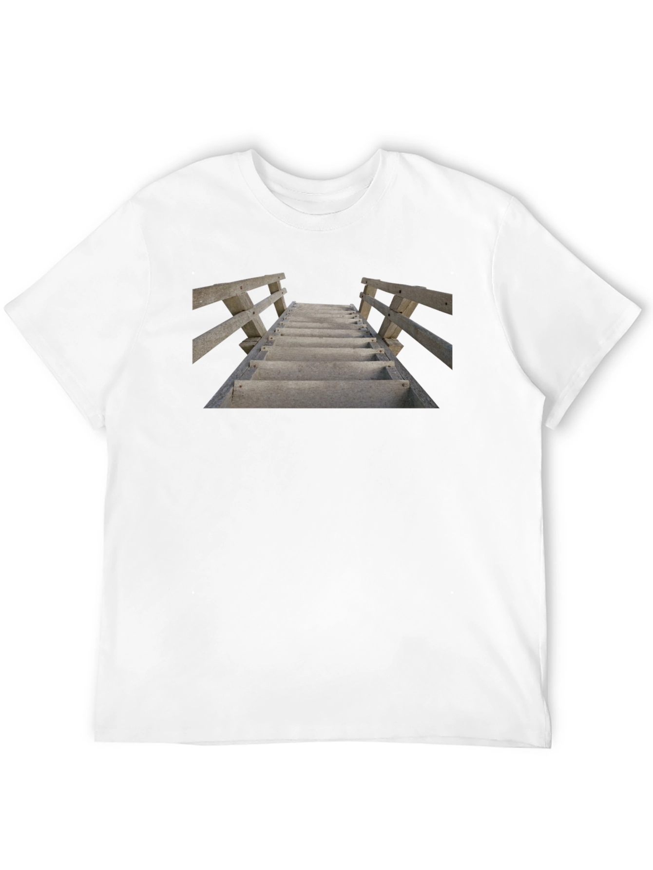 Stairway to Unknown T-Shirt - Black Cotton Tee