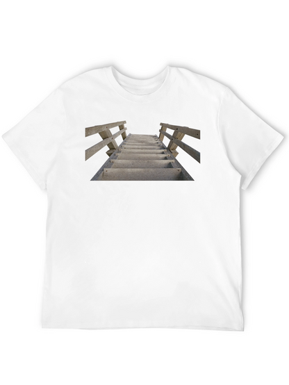 Stairway to Unknown T-Shirt - Black Cotton Tee