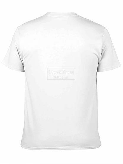 Fluent Sarcasm Black T-Shirt - Mens