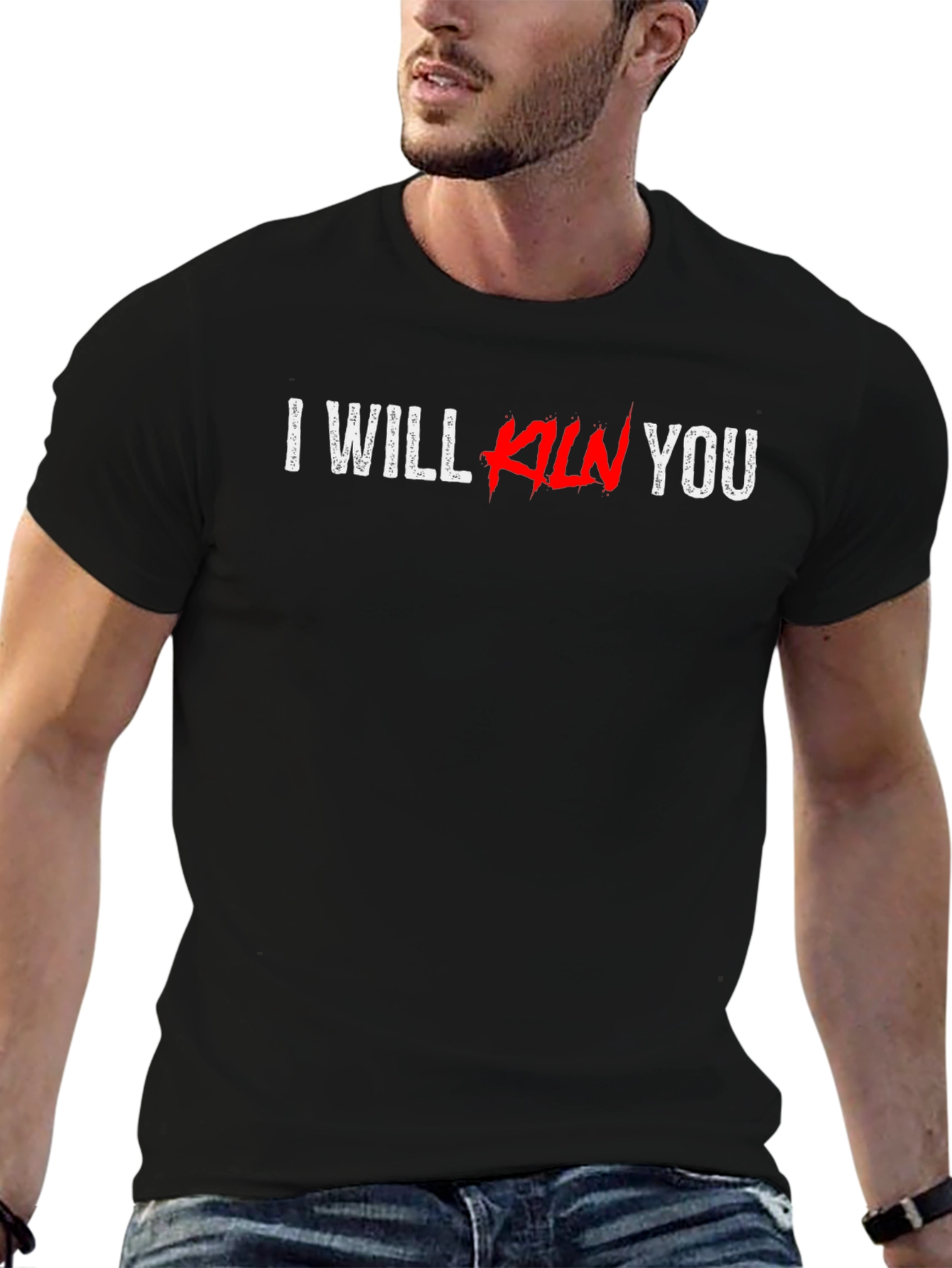 I Will Kill You Graphic T-Shirt - Black