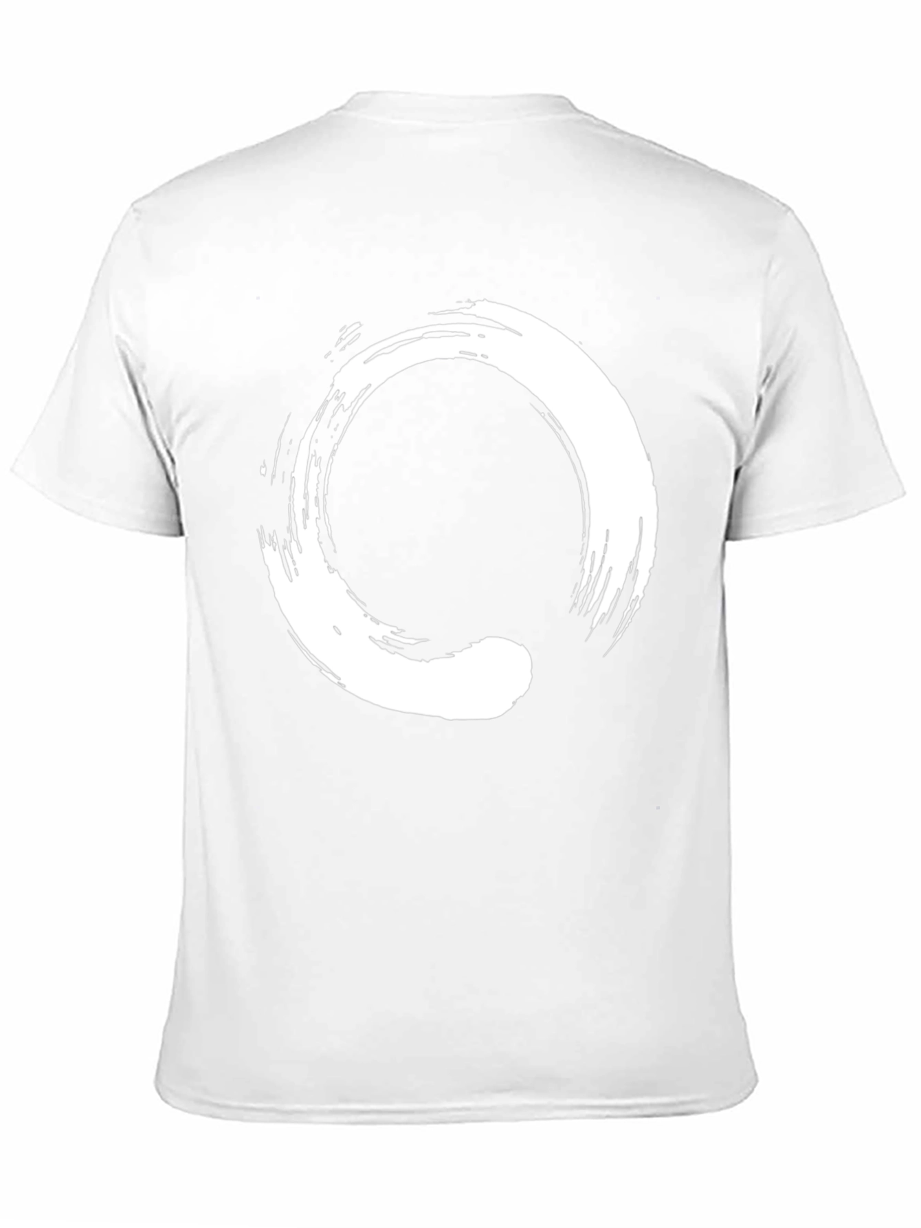 Zen Circle Black T-Shirt - Enso Symbol