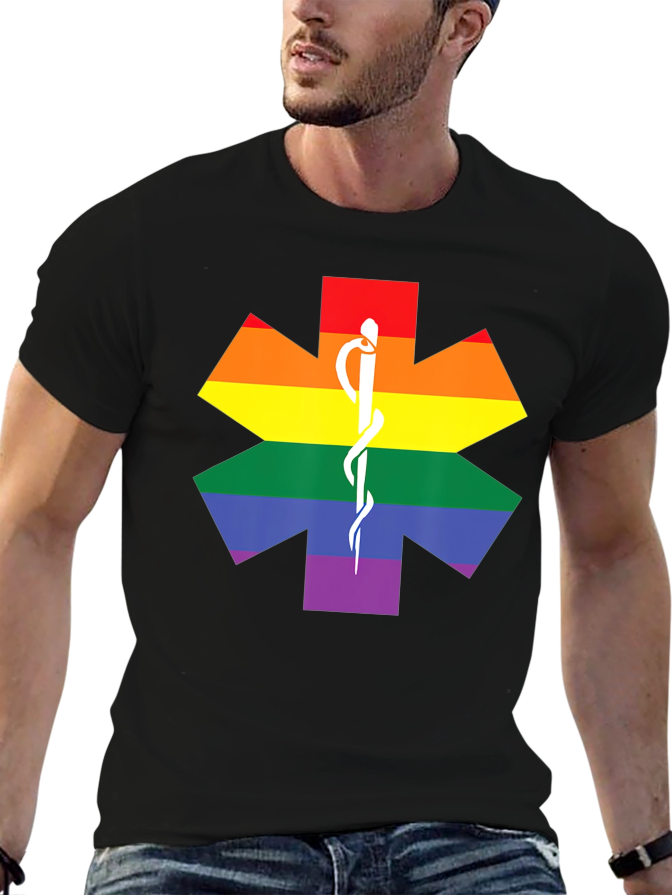 LGBT Star of Life T-Shirt