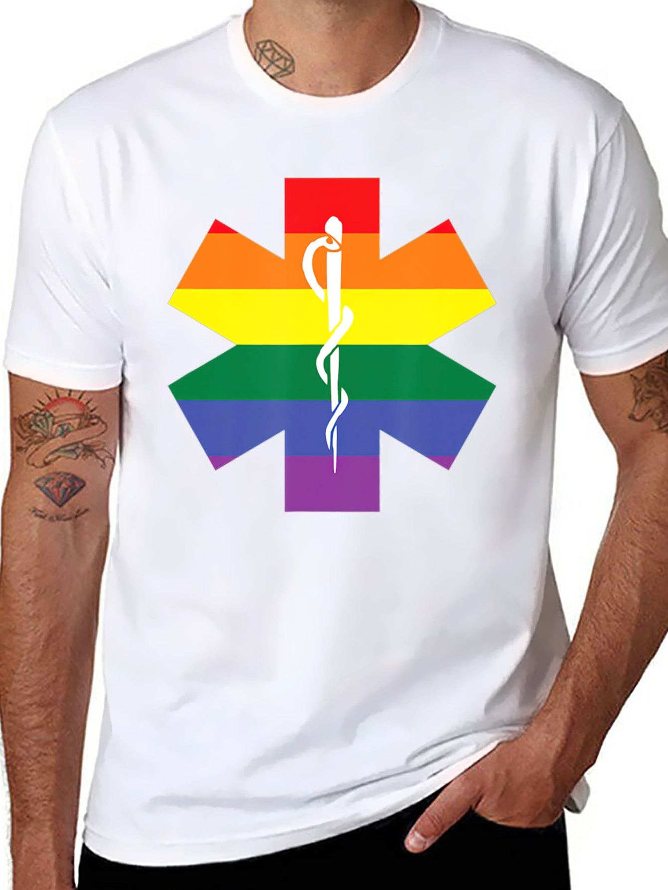 LGBT Star of Life T-Shirt