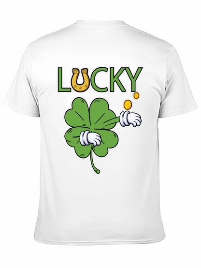 Lucky Clover Graphic T-Shirt - St. Patricks Day Tee