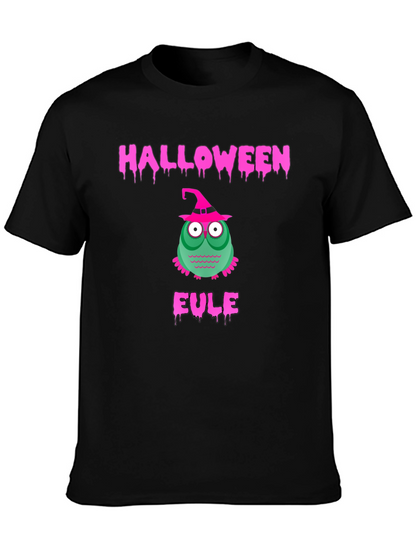 Halloween Owl Eule T-Shirt - Spooky Season Tee