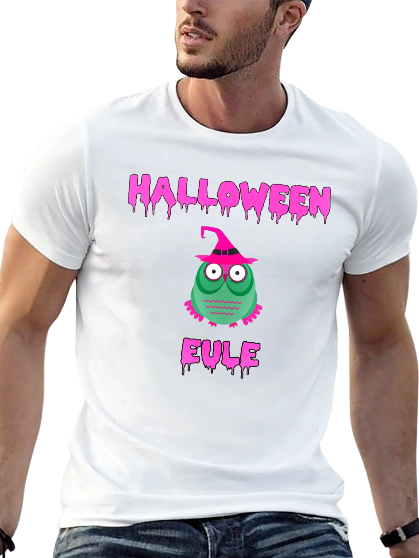 Halloween Owl Eule T-Shirt - Spooky Season Tee