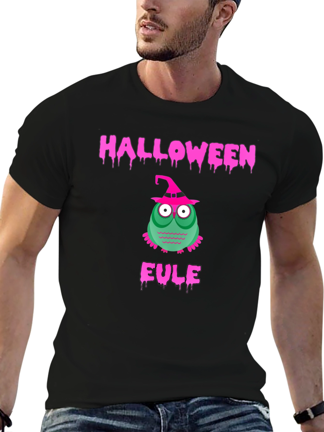 Halloween Owl Eule T-Shirt - Spooky Season Tee