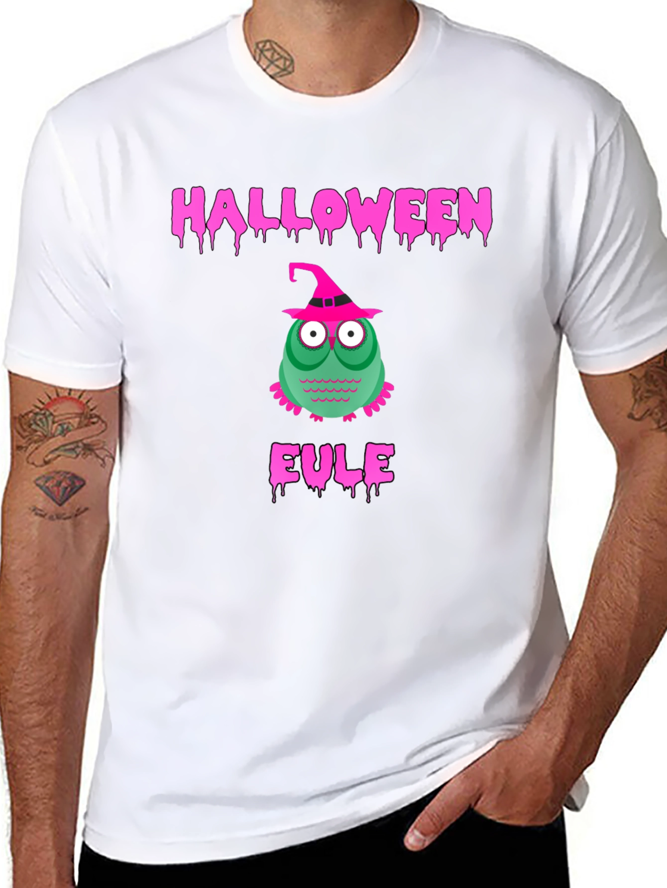 Halloween Owl Eule T-Shirt - Spooky Season Tee
