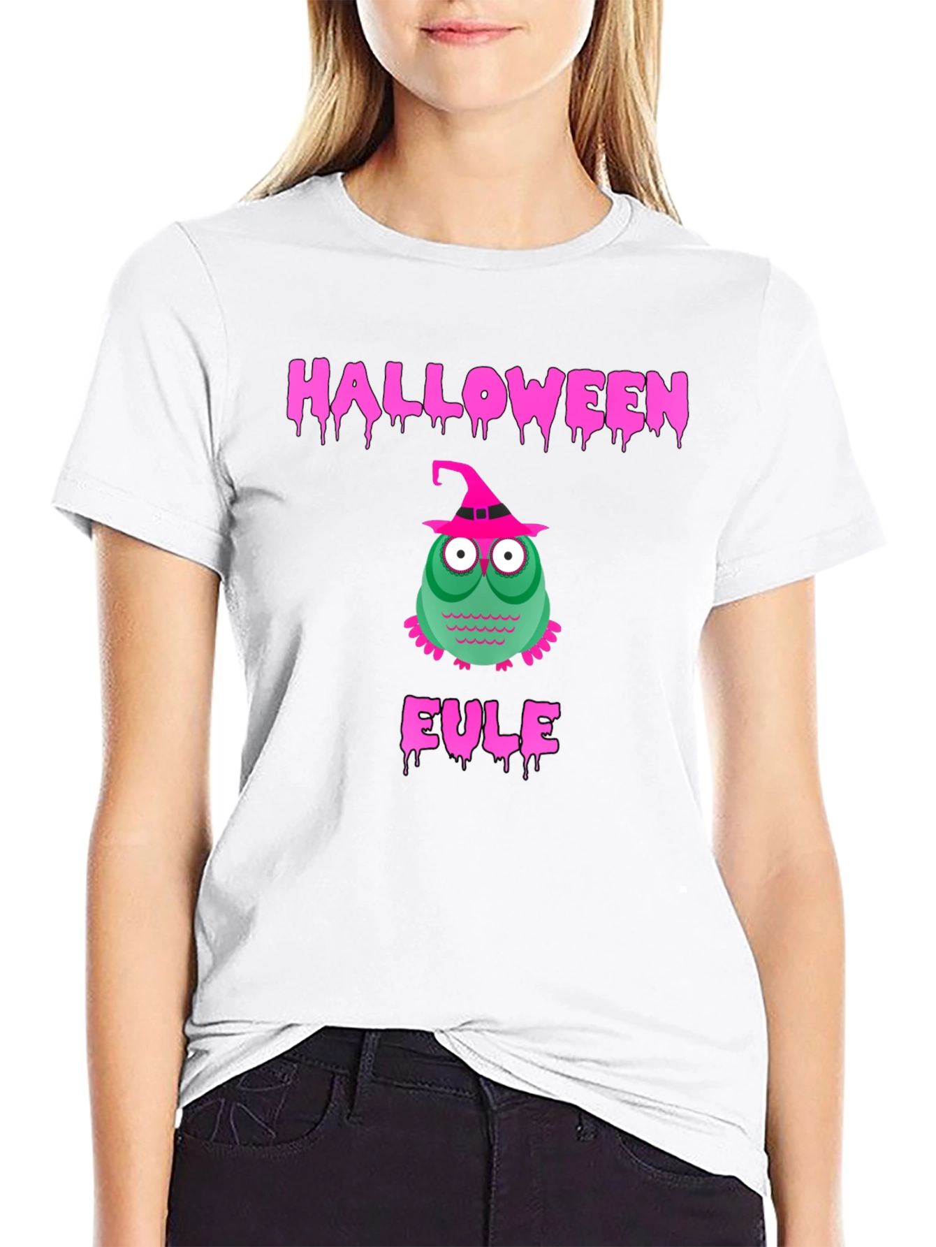 Halloween Owl Eule T-Shirt - Spooky Season Tee
