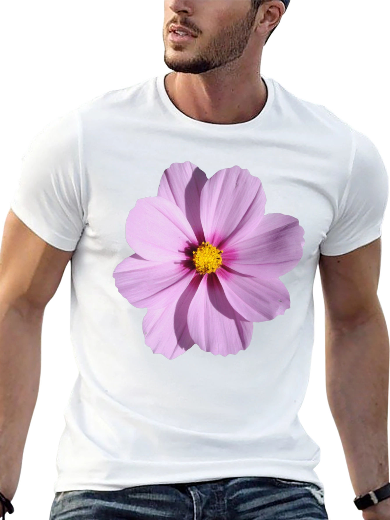 Floral Graphic Tee - Trendy Flower Print Shirt