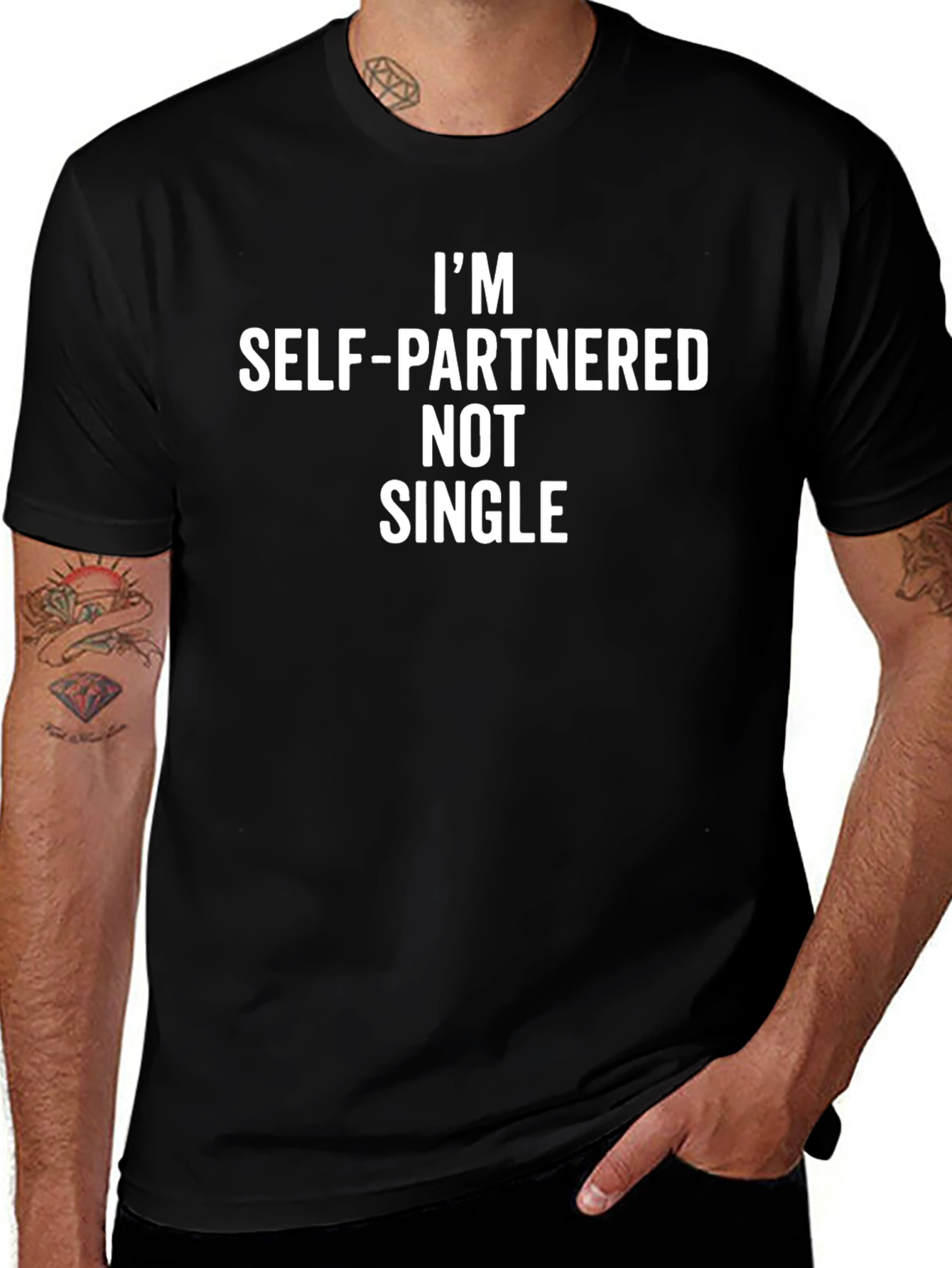 Self-Partnered T-Shirt - Unique Statement Tee