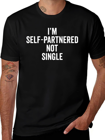 Self-Partnered T-Shirt - Unique Statement Tee