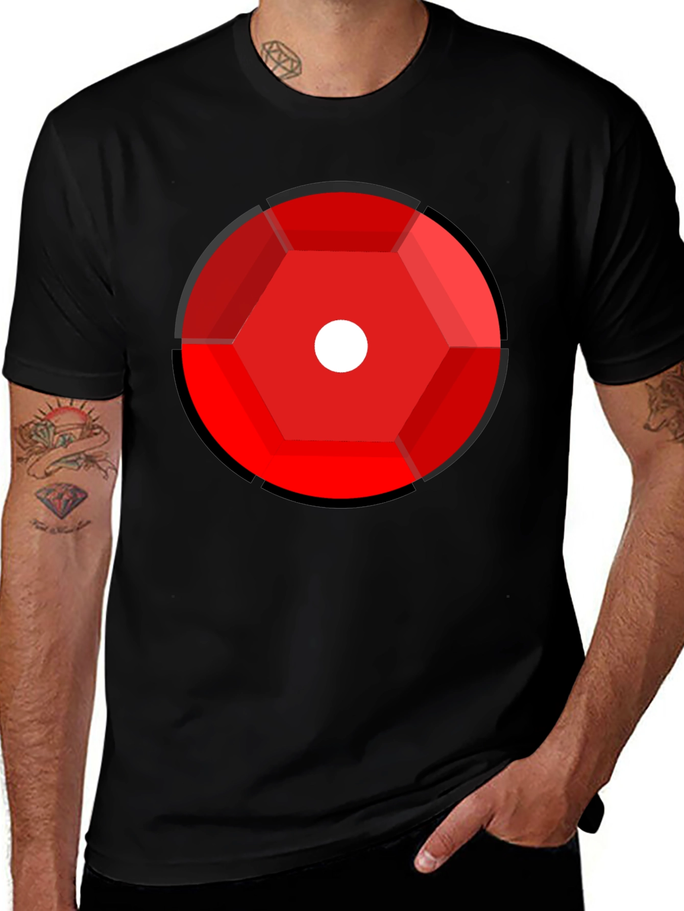 Red Gem T-Shirt - Bold Graphic Tee