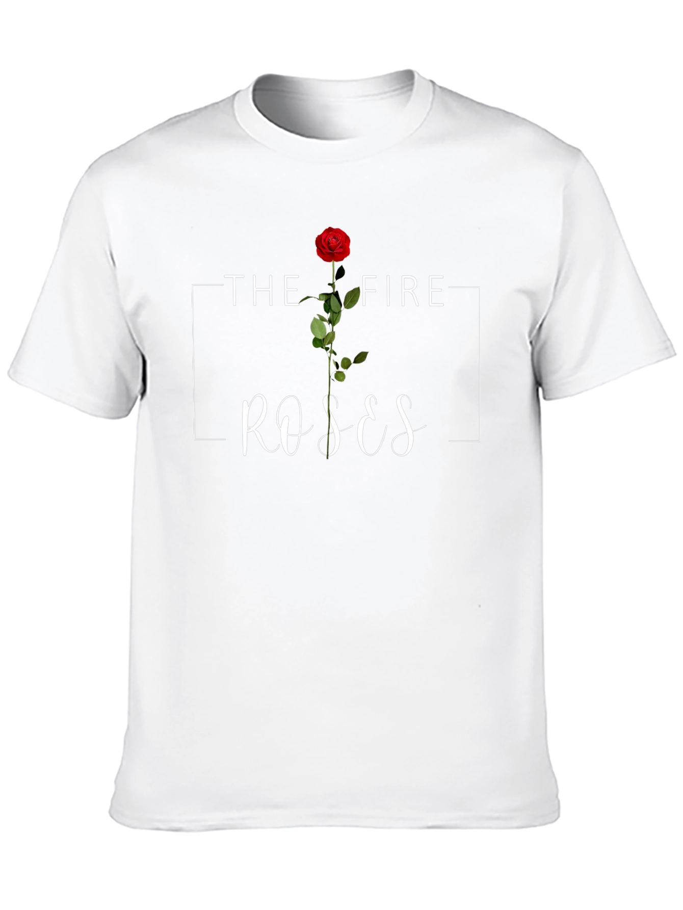 The Fire Roses Graphic Tee - Stylish Casual Wear