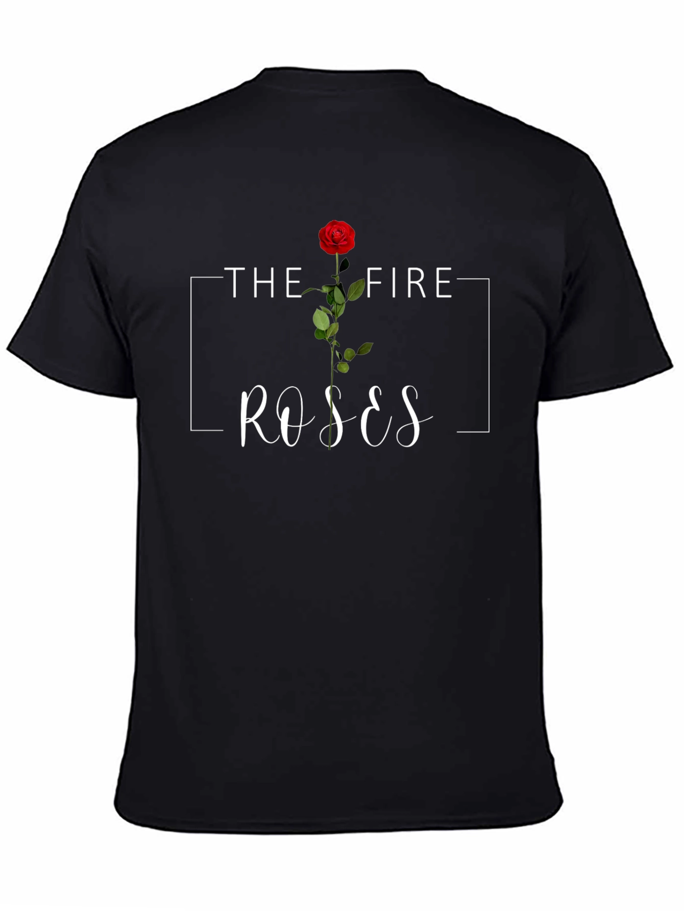 The Fire Roses Graphic Tee - Stylish Casual Wear