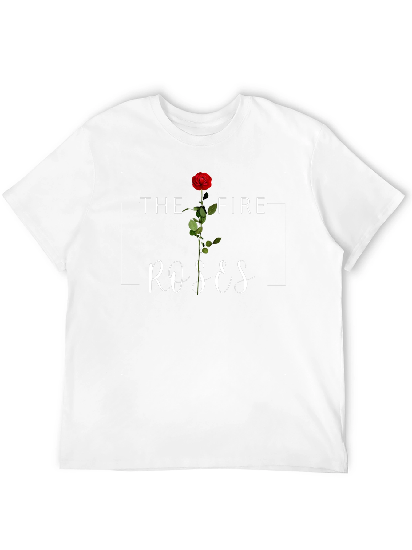 The Fire Roses Graphic Tee - Stylish Casual Wear