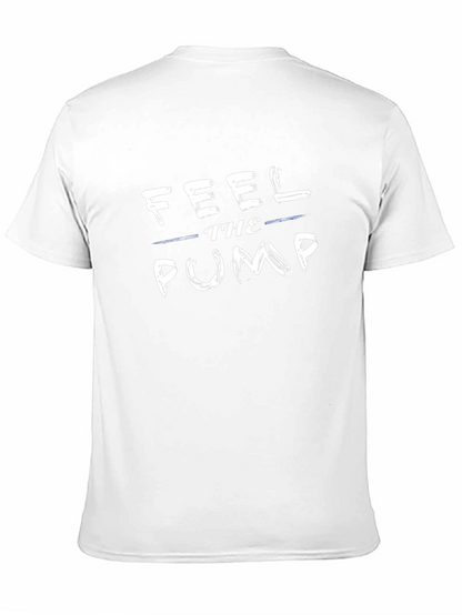 Feel the Pump Black Graphic T-Shirt