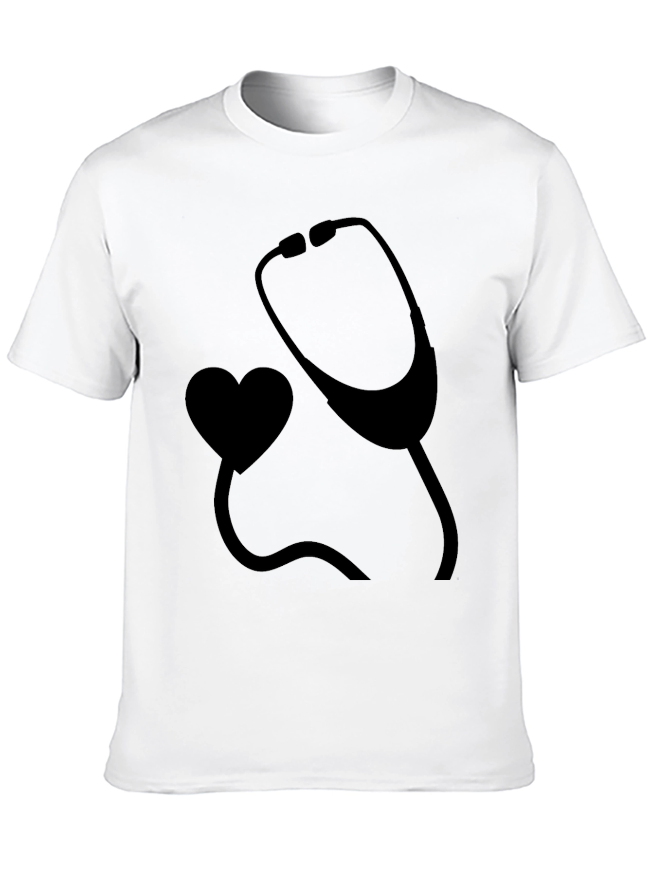 Heartbeat Stethoscope Graphic Tee - Medical Appreciation