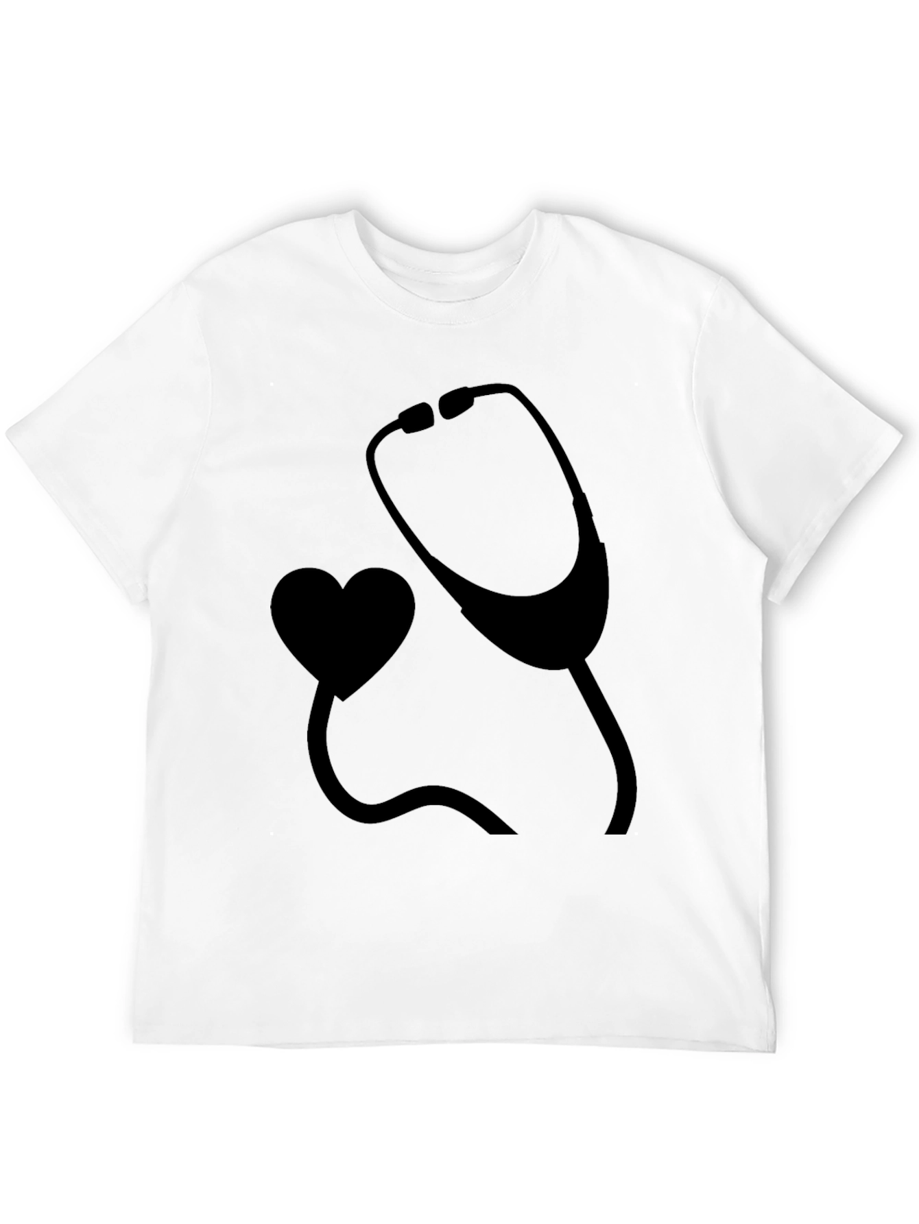 Heartbeat Stethoscope Graphic Tee - Medical Appreciation