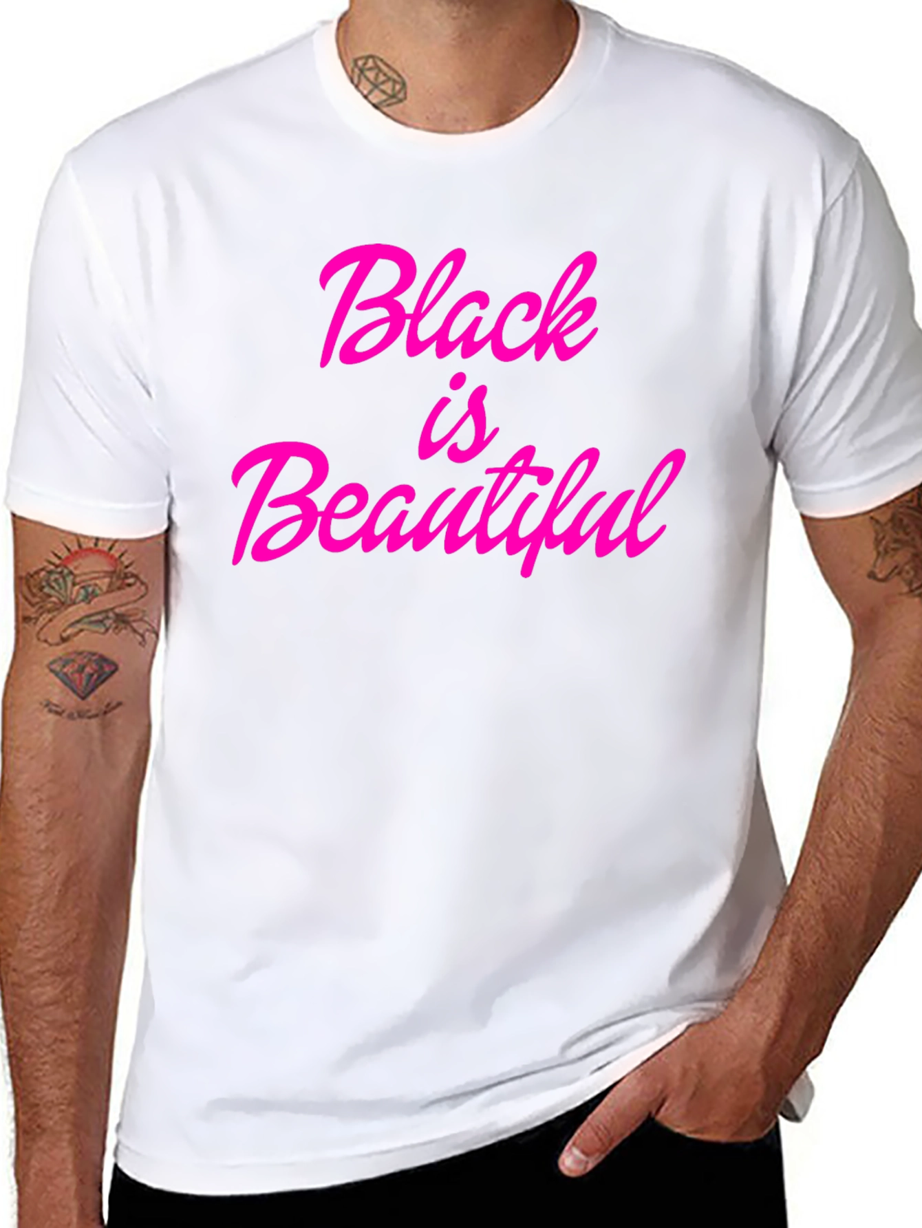 Black is Beautiful Graphic Tee - Stylish Empowerment T-Shirt