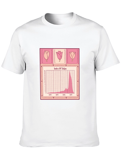 Tulip Mania Stock Chart T-Shirt