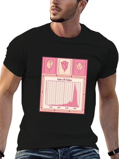 Tulip Mania Stock Chart T-Shirt