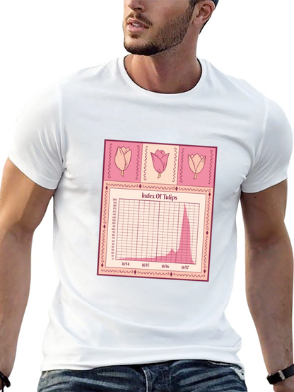 Tulip Mania Stock Chart T-Shirt