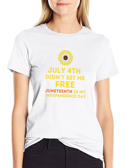 Juneteenth Independence Day Graphic T-Shirt