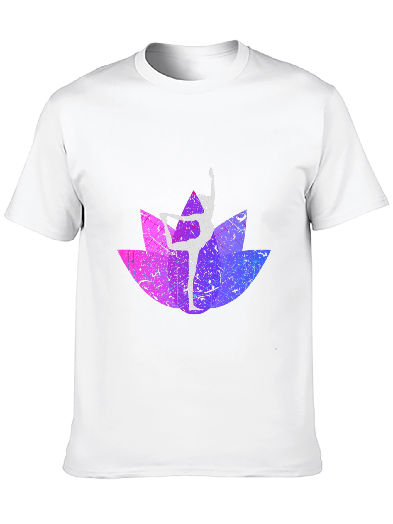 Yoga Lotus Black T-Shirt