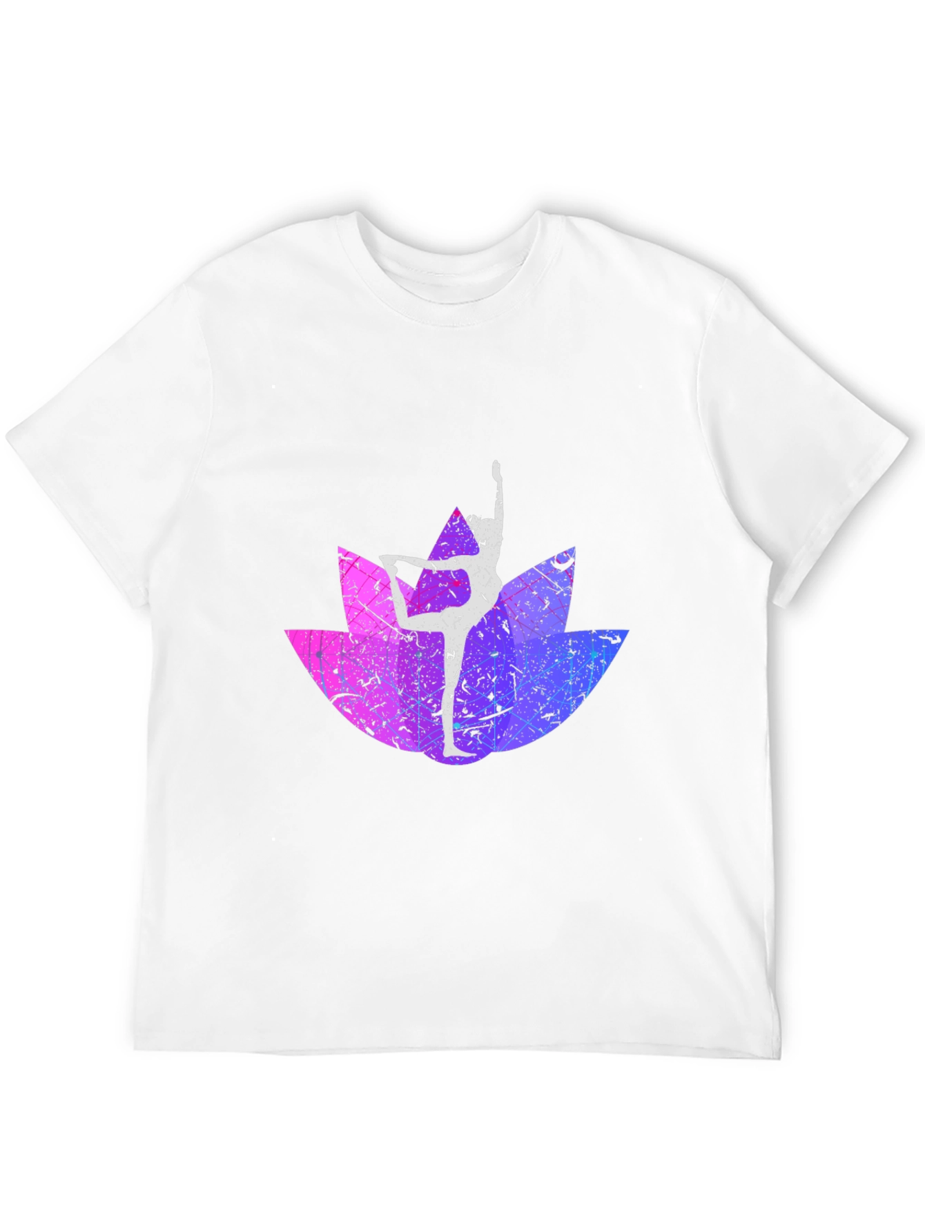 Yoga Lotus Black T-Shirt